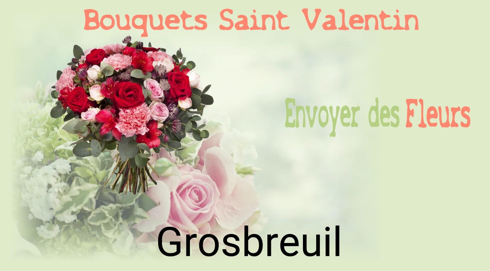 Roses de Saint-Valentin livrées à Grosbreuil